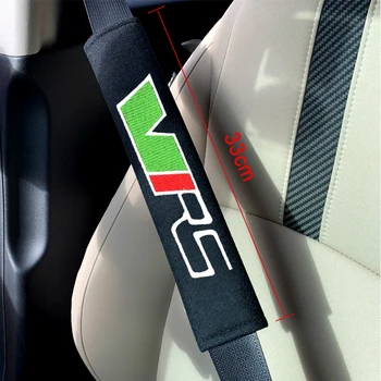 

33cm 2pcs Car seat cover Safety Seat Belt Pad Protection case for skoda VRS octavia fabia rapid yeti superb octavia automobiles