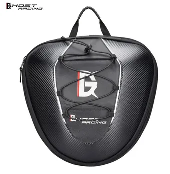 

GHOST RACING Waterproof Motorcycle Tail Bag Multifunction Motorcycle Rear Seat Bag High Capacity Motorcycle Rider Backpack