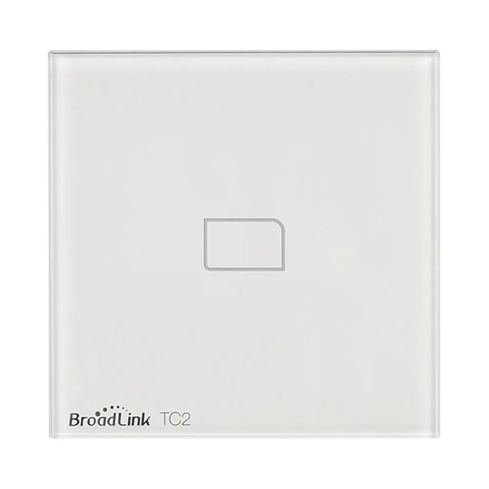 

Broadlink TC2 WiFi Switch EU Standard Wall Light Lamps Switch RF 433MHz Wireless Control Via RM Pro Via App Control Smartphone