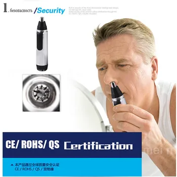 

Hot selling nose trimmer for nose brand electric trimer cleaner for nose and ear for men nose trimmer 0 shipping fee