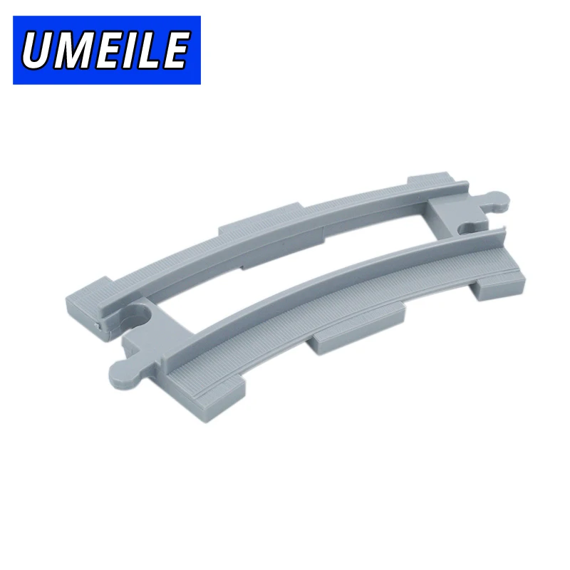 UMEILE قطار المسار النقل عربة عبر/مستقيم/منحني نقل السكك الحديدية كبيرة ألعاب مكعبات البناء متوافق مع الطوب
