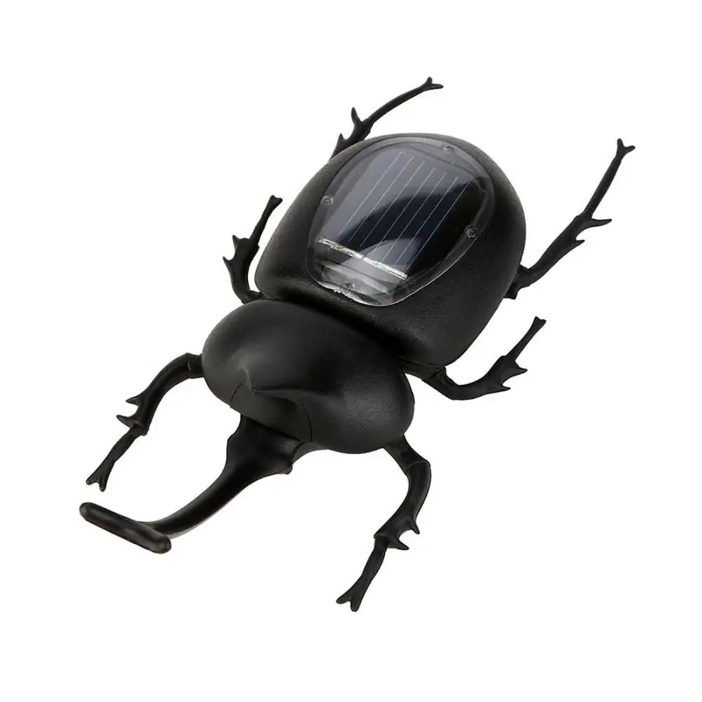 Креативный волшебный черный ABS Жук Насекомое в форме солнечной энергии игрушка для детей обучающая игрушка Забавный трюк игрушка энергосберегающая экологичная