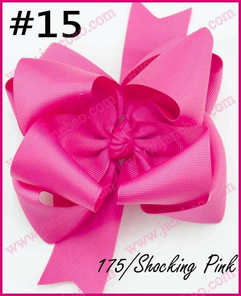 

free shipping50pcs 6'' double layered solid loopy hair bows big girl hair accessories fashion hair jewerlry ribbon hair bows