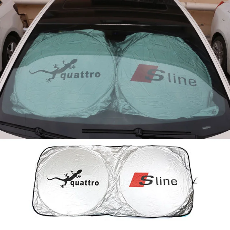 Car Front Window Sunshade Cover UV Protect For Audi A3 A4 B6 B8 B5 B7