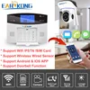 Wifi GSM PSTN Home Burglar Security Alarm System Intercom 433 Wirelesss Sensor Alarm Remote Control Auto dial Siren  Sensor Kit ► Photo 2/6