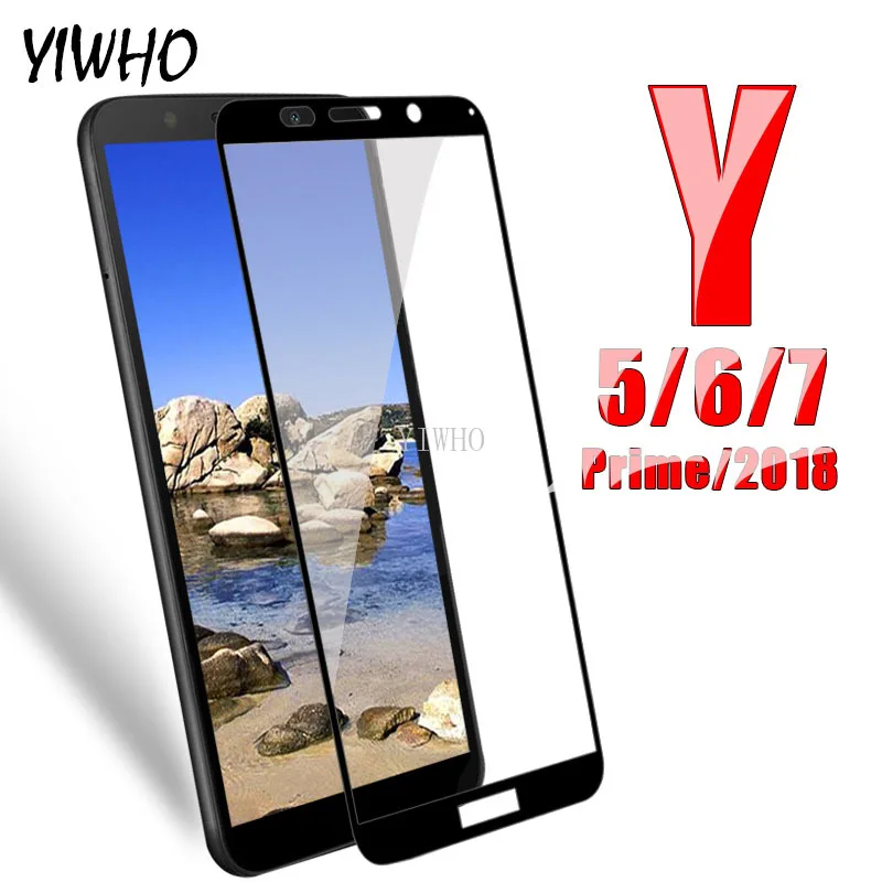 

Tempered safety Glass for Huawei Y 7 Y6 Y5 Prime 2018 Screen Protector Protective Huawey 6y Huawe 7y Armor Y7 y5 2019 Y 5 6 7