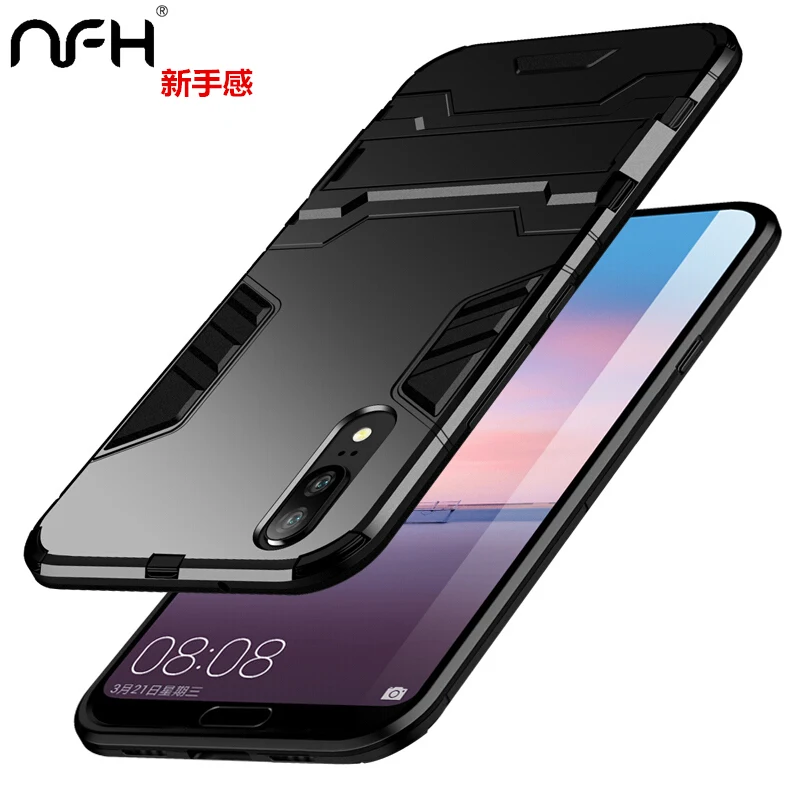 

Slim Shockproof Hard Armor 360 Case For Huawei P20 P20 Lite P20 Pro Mate 10 Mate 10Lite Mate 10 Pro Mixing Plastic Silicon Cover