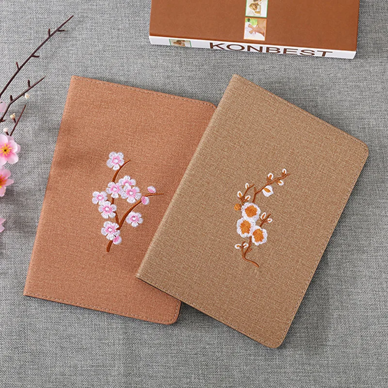 

Case For ipad Pro 10.5 Plum 3D HD embroidery Smart Stand Auto Sleep / Wake UP Style protection Cover For ipad Pro 10.5 Case