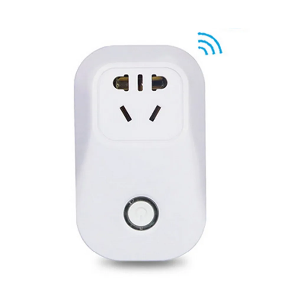Sonoff S20 EU UK US Plug Wi-Fi розетка с выключателем питания беспроводное приложение Удаленная розетка переключатель синхронизации для умного дома работа с Alexa