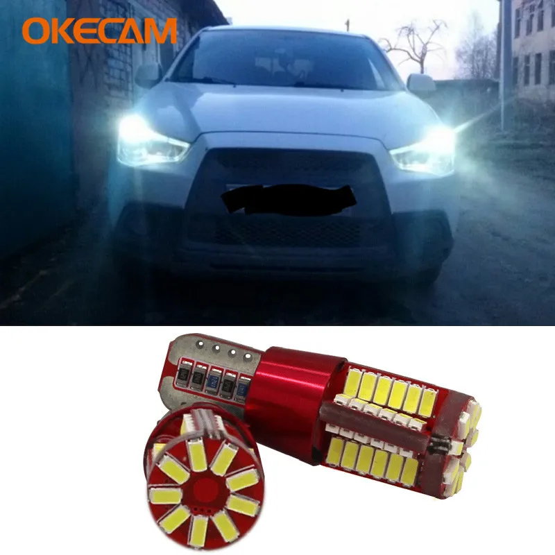 2x T10 Светодиодная лампа W5W Canbus автомобильный парковочный светильник для Mitsubishi