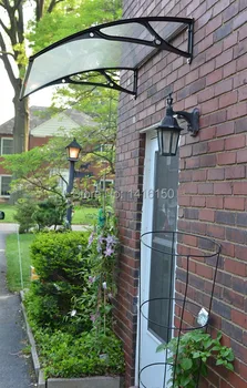 

DS100120,depth 1000mm,width 1200mm,black color aluminum bracket door canopies aluminum,free shipping door canopies aluminum