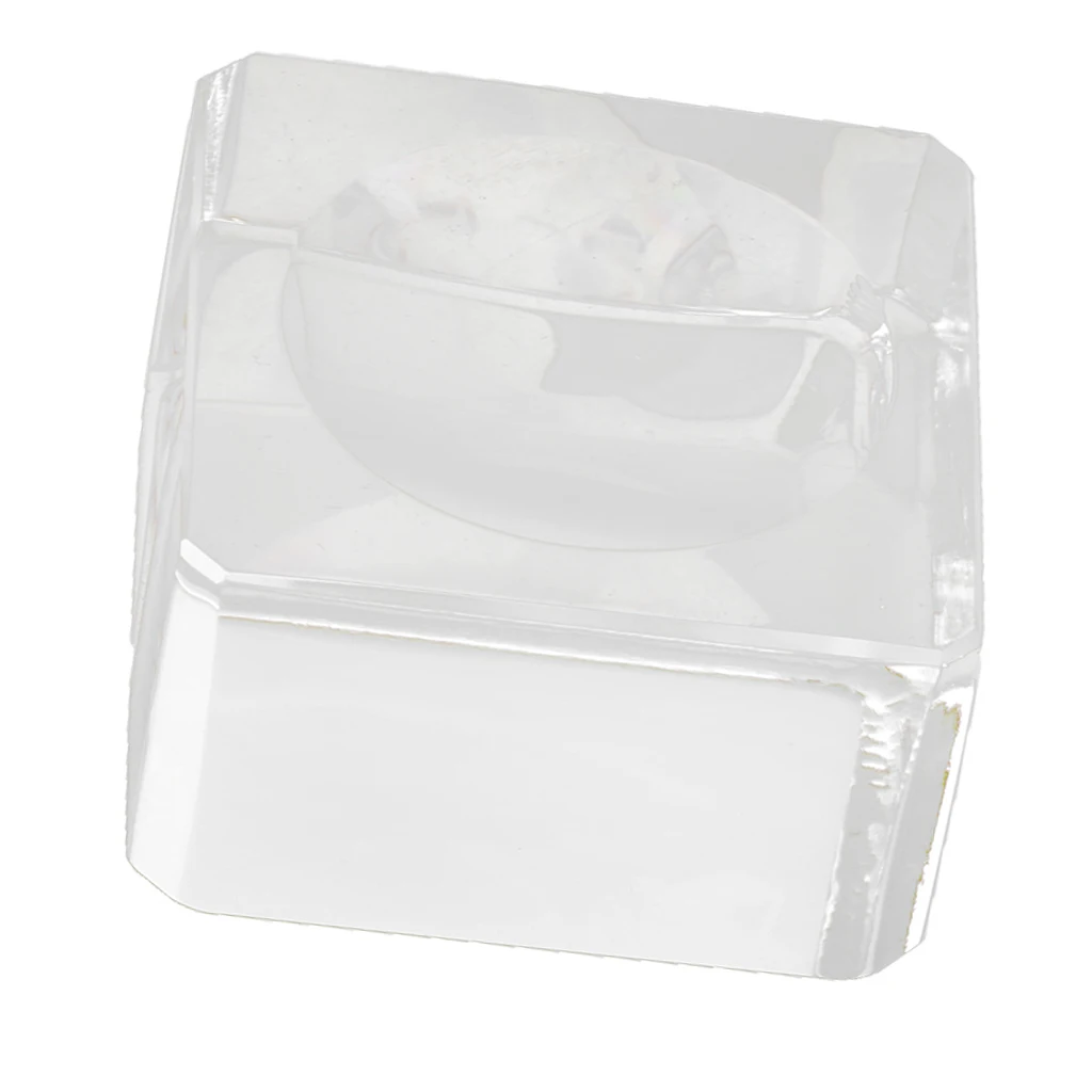 Clear Square   Crystal Ball Stand Fit for 70-80mm Ball - Perfect for Photography & Home Decor