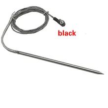 Температура мяса зондовый Пищевой Термометр Зонд воды молока Кухонный Термометр для печи барбекю инструменты из нержавеющей стали черный/белый