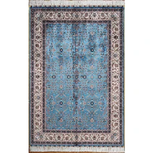 4'x6' семь горных цветов Шелковый ковер ручной работы турецкие ковры Восточный шелковый ковер мягкие ковры