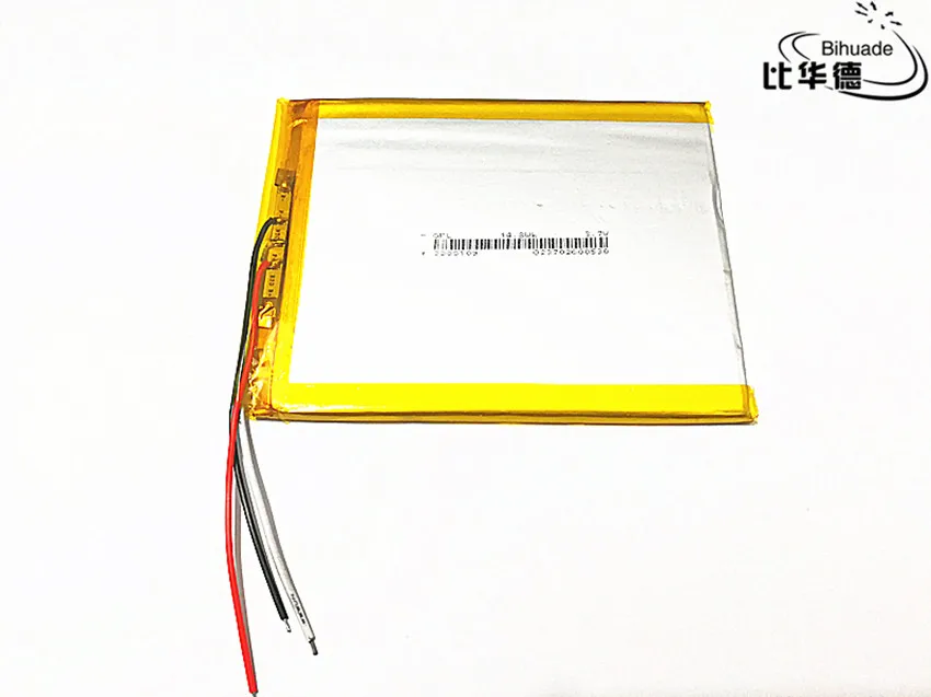 Free shipping 5pcs/lot 3 line 4285104 capacity 5000 mAh polymer battery for tablet pc 7 inch 8 inch 9inch