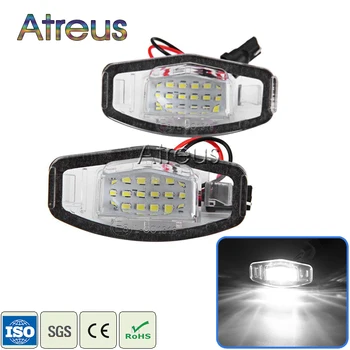 

2Pcs Car LED License Plate Lights 12V SMD3528 Number Plate Lamp Bulb Kit No Error For Honda Civic VII4 VIII Accord City Legend