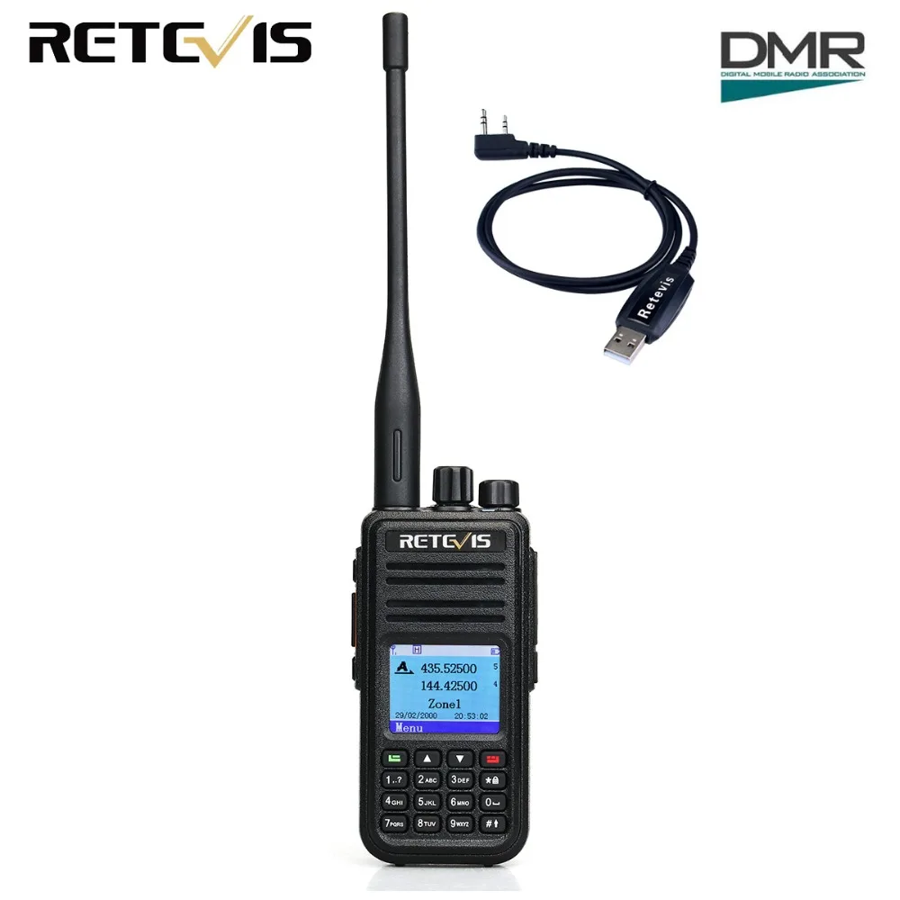 Retevis RT3S Dual Band DMR Radio Digital Walkie Talkie VHF UHF GPS DCDM TDMA Ham Radio Amateur Hf Transceiver Retevis RT3S Dual Band DMR Radio Digital Walkie Talkie VHF UHF GPS DCDM TDMA Ham Radio Amateur Hf Transceiver