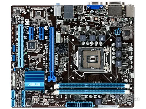 Free shipping original motherboard for ASUS P8H61-M PLUS DDR3 LGA 1155 USB2.0 boards 16GB H61 Desktop motherborad
