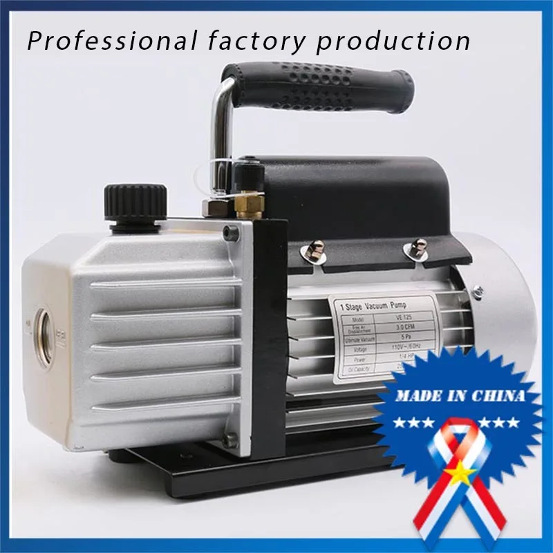 

110v 60hz Laboratory rotary vane air-conditioning refrigerator small high pressure vacuum pumping machine pump