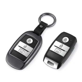 

3D Aluminum Alloy Car key case cover key shell Holder For KIA Rio Sportage K2 K3 K4 K5 KX3 Ceed Sorento Cerato Optima Frote