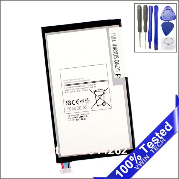 Сменный аккумулятор для Samsung Galaxy Tab 4 8 0 T330 T331 T331C T335 батарея замены на 4450 ма/ч с