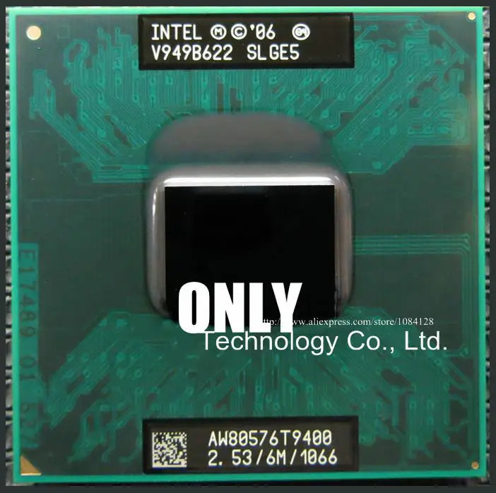 

Free Shipping Laptop cpu Core 2 Duo Processor T9400 (6M Cache, 2.53 GHz, 1066 MHz FSB)