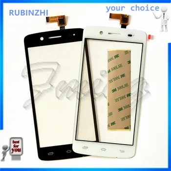 

RUBINZHI Phone Touch Panel Sensor For Micromax A121 Canvas Elanza 2 Touch Screen Digitizer Front Glass Lens Touchscreen+3M Tape