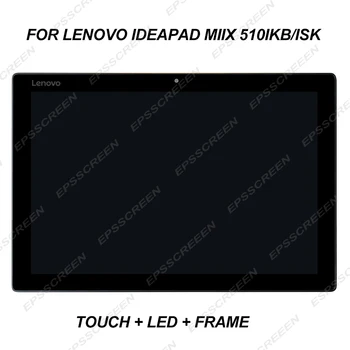 

new replace 12" screen for Lenovo ideapad Miix 510-12IKB/ISK 80XE 80U1 Tablet touch+led+frame screen 5D10M42923/5D10M13938