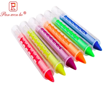 

6 Colors Face Painting Pencils Splicing Structure Face Paint Crayon Christmas Body Painting Pen Stick For Children Party Makeup