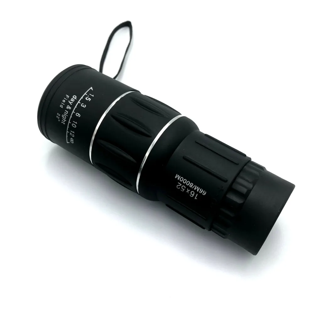 Mini Monocular Telescope 16*52 66/800 Camping Outdoor HD Light Tourism Scope Binoculars Hunting Optic | Инструменты