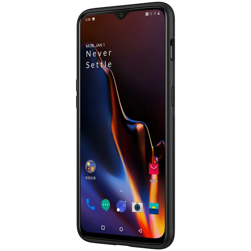 Nillkin текстурированная ткань нейлоновая текстура шаблон чехол для Oneplus 7 Pro 6T