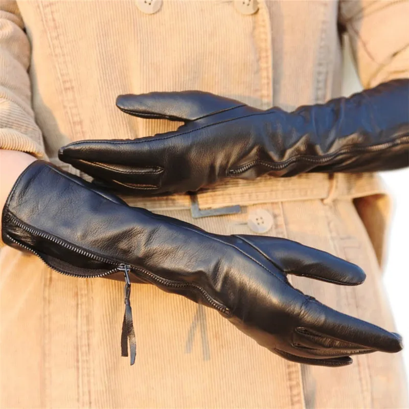 Buy Warmen 2017 Spring fashion leather gloves Women's