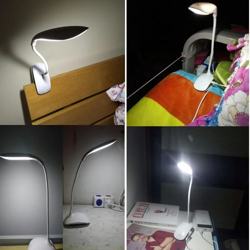 USB dimmable Rechargeable LED Desk Table Light