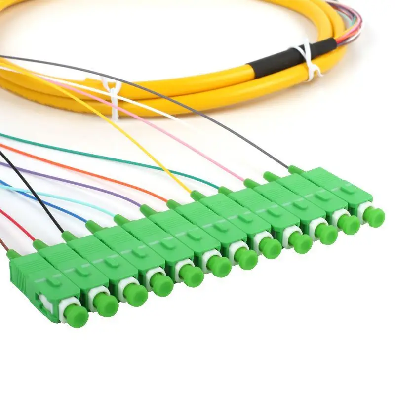 

12 Core SC/APC 4M Single mode Fiber Pigtail Fiber Optic Pigtai Free Shipping