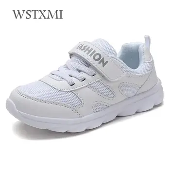 

Spring Children Sports Shoes for Girls Breathable Mesh Fashion Boys Sneakers Kids Student Casual Shoes School White Running Shoe