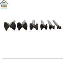 5pc 15-35mm Forstner Drill Bit Set Woodworking Window Hole Saw Set Power Rotary Tool Accessories