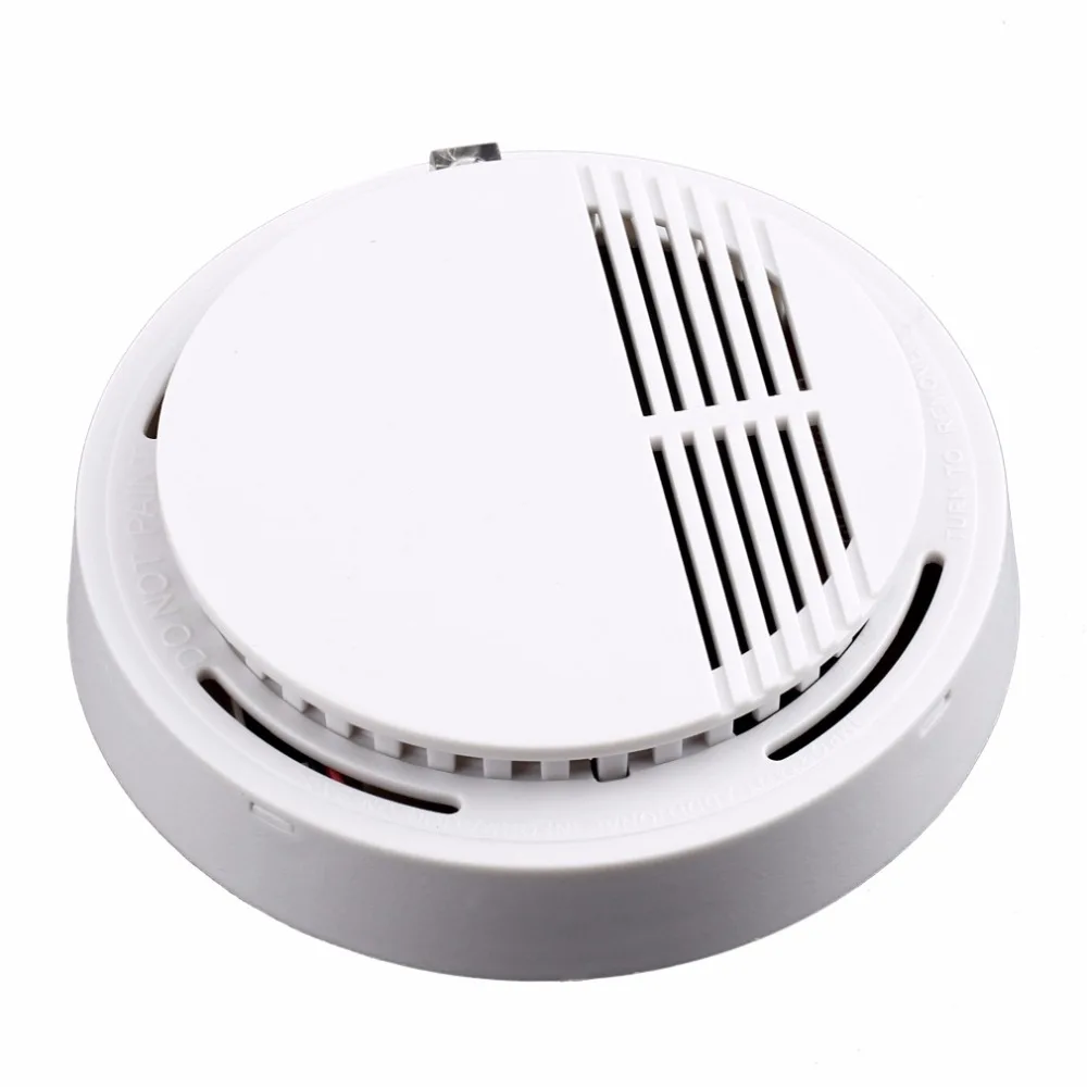 85dB Fire Smoke Photoelectric Sensor Detector Monitor Home Security System Cordless for Family Guard Office building Restaurant