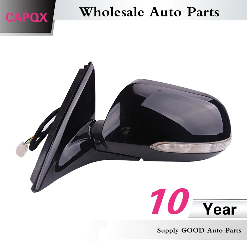 

CAPQX High quality heated Side mirror With LED turn signal for HONDA ACCORD 2003 - 2007 CM4 CM5 CM6 7 Pin/wire