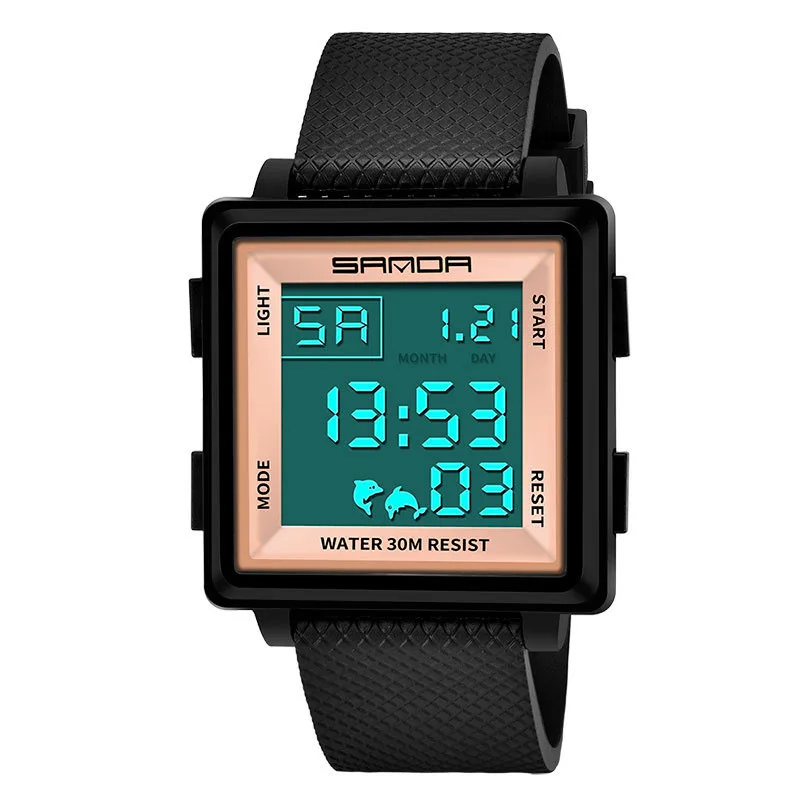 

Middle School Students Waterproof Tide Men's Youth Table Men's Watch Luxury Watch Men Black Watch