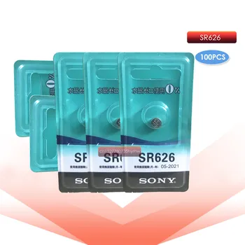 

100pcs SONY Independent packing 377 SR626SW 626 SR626 V377 AG4 Watch Battery Button Coin Cell MADE IN JAPAN