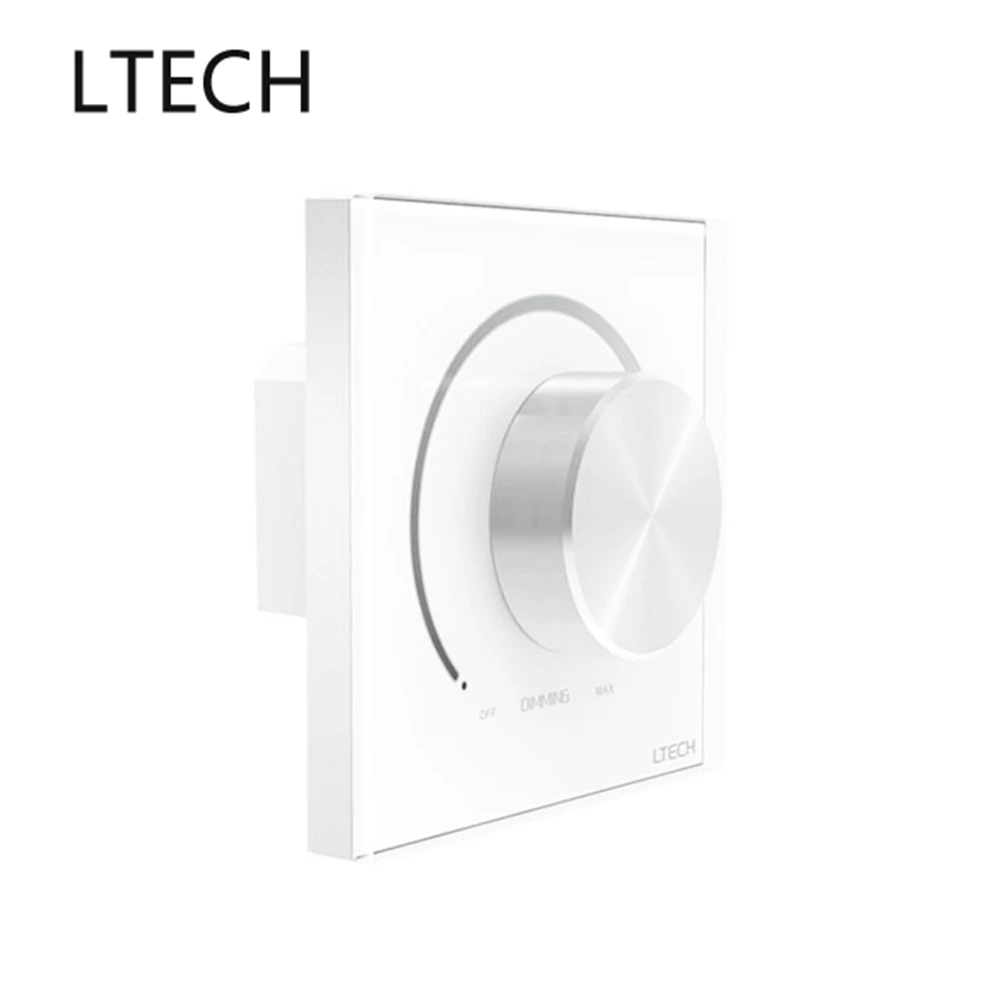 

LTECH Knob Panel Dimmer 90-250Vac Input 1-10V Dimming Signal Output 5A Max. Load Power E610