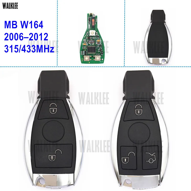 WALKLEE автомобиль дистанционного Smart Key костюм для Mercedes Benz M-CLASS W164 CDI 4matic ML250 ML300 ML320 ML350 ML400 ML500 ML550