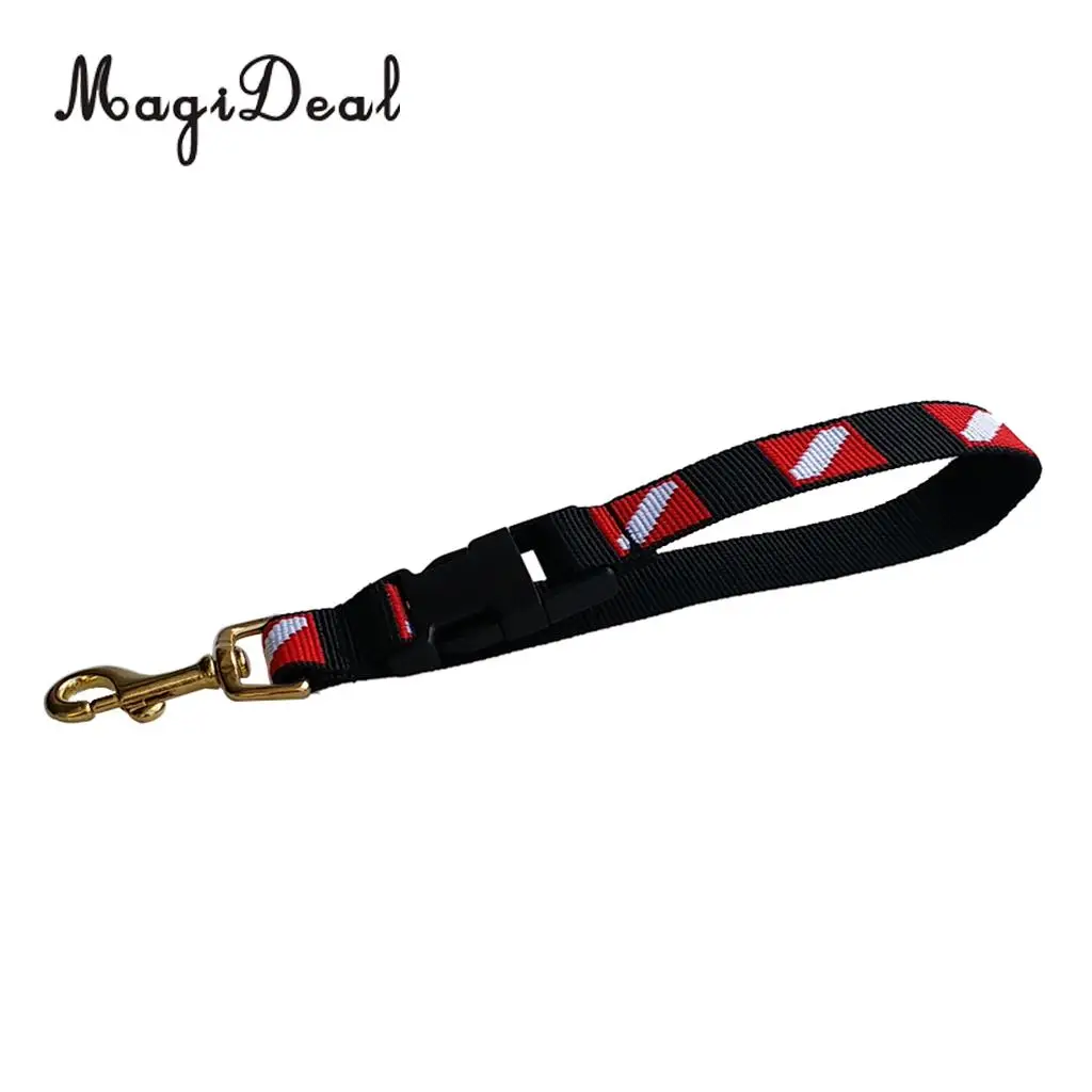 MagiDeal Scuba Diving BCD Lanyard Equipment Holder Strap Clip & Quick Release Buckle