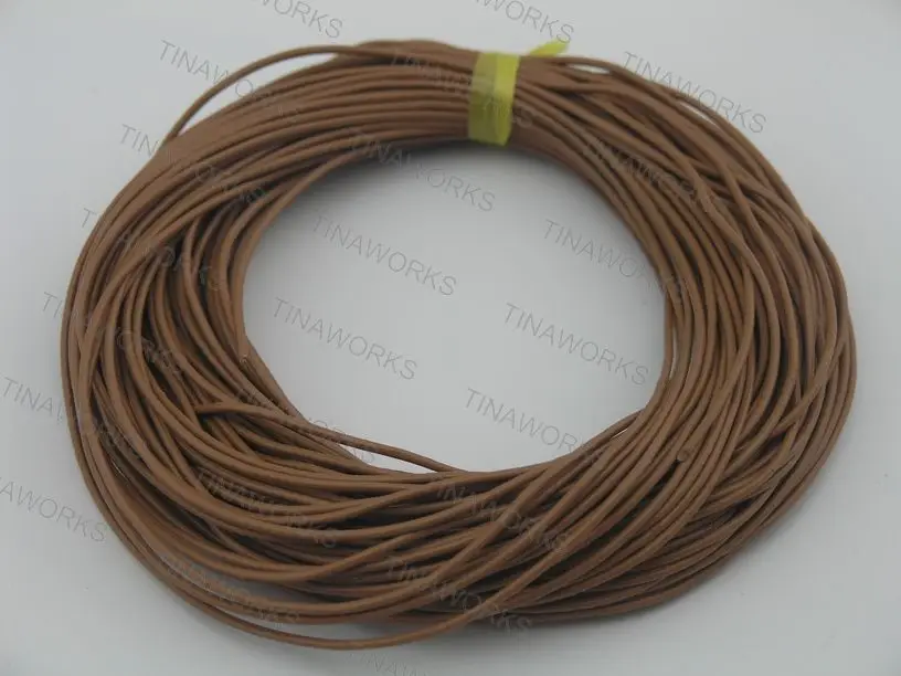 

KONMAY-100 Yards 1.5mm Camel Round Real Genuine Leather Cord/String for Jewelry Making Crafting Beading Necklace Bracelet Making