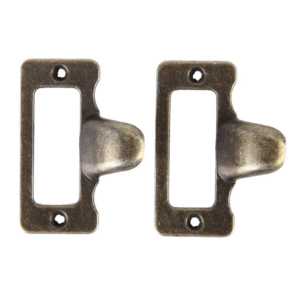 6pcs Drawer Cabinet Handles File Name Card Handle Label Hold Antique Brass Furniture Knobs Hardware Cupboard Frame Handle