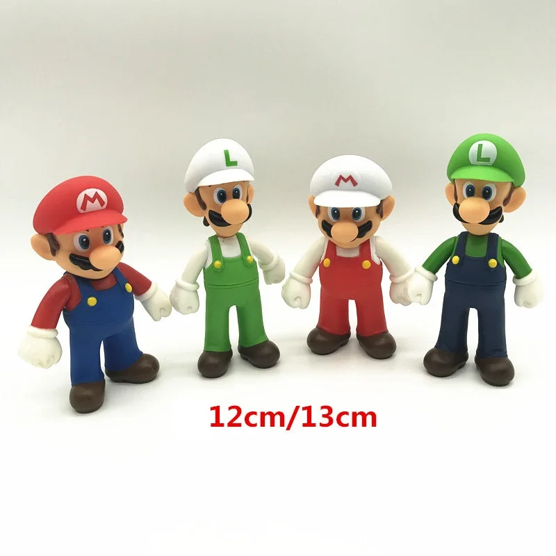 Super Mario Brothers Bowser Luigi Koopa Yoshi Maker Odyssey ПВХ фигурка модель куклы детские игрушки Акция