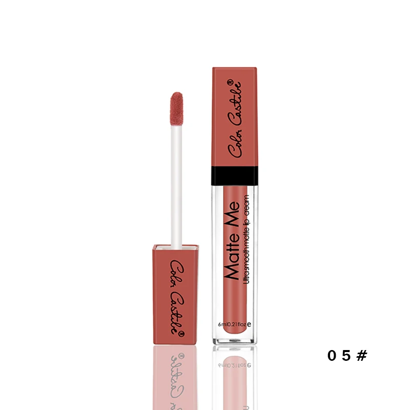 

COLOR CASTLE Nude Waterproof Liquid Lip Stick Velvet Matte Long Lasting Lip Gloss Sexy Color Cosmetics For Women Girl
