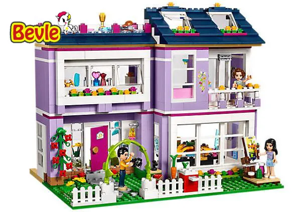 

Bela 10541 731Pcs Friends Emma's House mom Charlotte and dad Luis Building Blocks Bricks Toy Compatible Legoings Friends