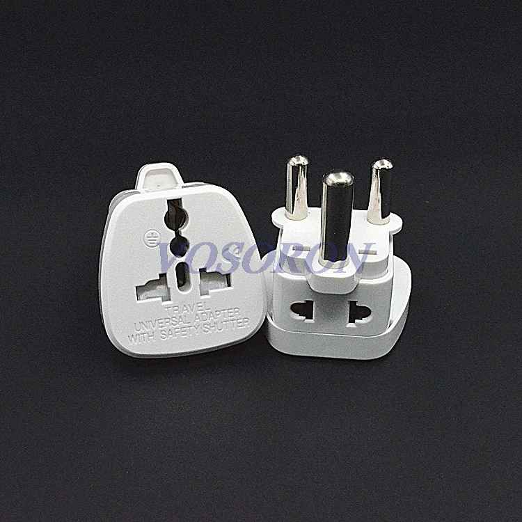 Universal Travel AU US UK EU to Big South Africa Adapter Plug Type M Power Socket Converter Universal Travel AU US UK EU to Big South Africa Adapter Plug Type M Power Socket Converter