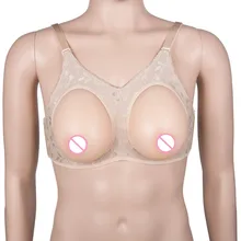 Силиконовые груди в открытый бюстгальтер 800 г/пара поддельные сиськи бюстгальтер Трансвестит транссексуал вечерние силиконовый бюстгальтер груди не нужно клей
